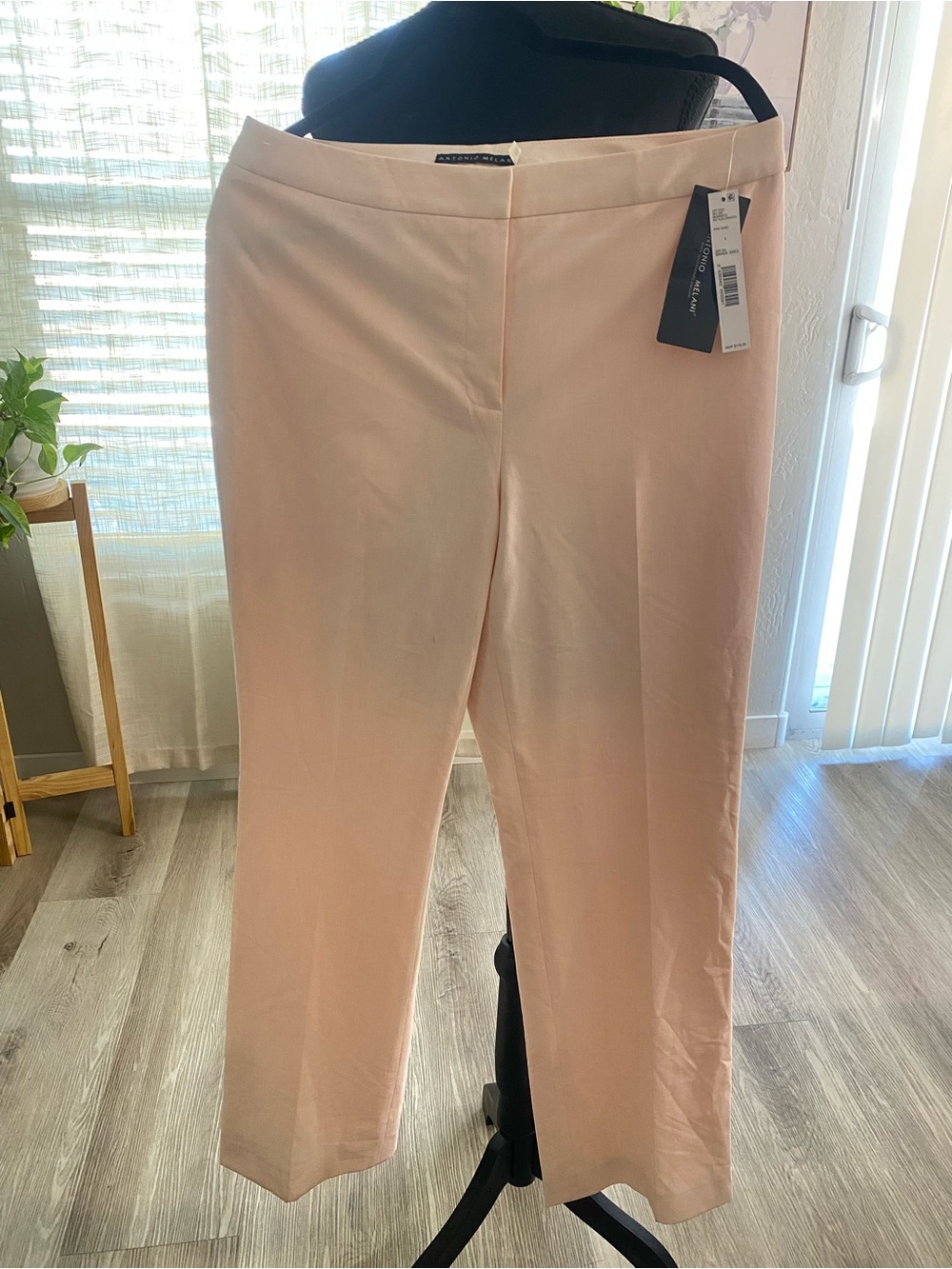 ANTONIO MELANI Blush Straight-Leg Ponte Pants